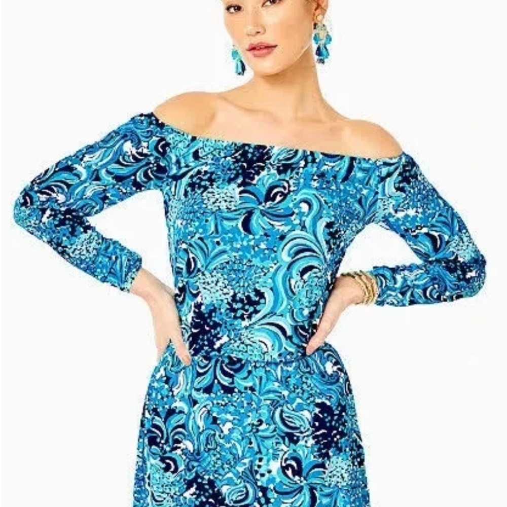 NWT Lilly Pulitzer Lana Skort Romper in Mermazing